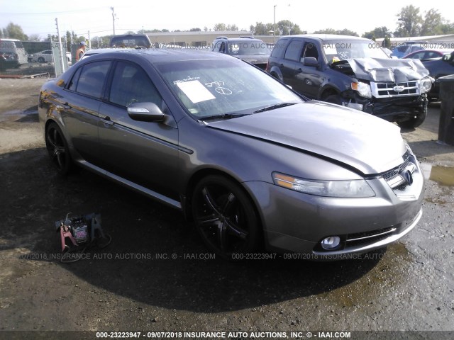 19UUA76567A000276 - 2007 ACURA TL TYPE S GRAY photo 1