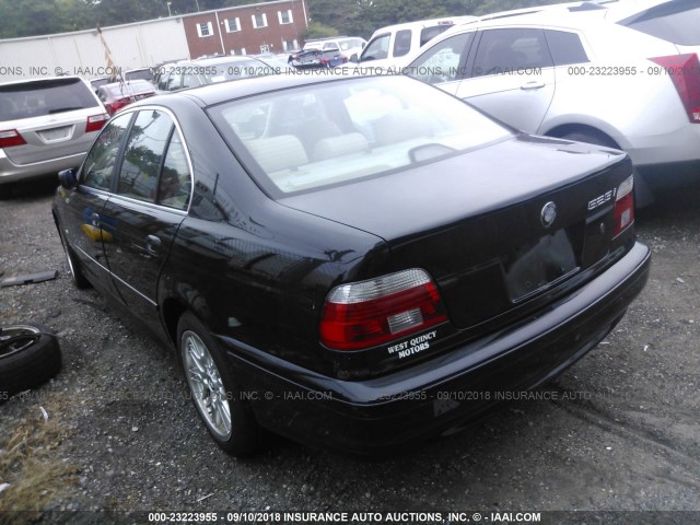 WBADT43451GX22410 - 2001 BMW 525 I AUTOMATIC BLACK photo 3
