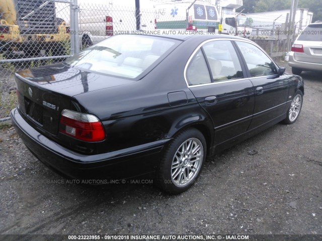 WBADT43451GX22410 - 2001 BMW 525 I AUTOMATIC BLACK photo 4