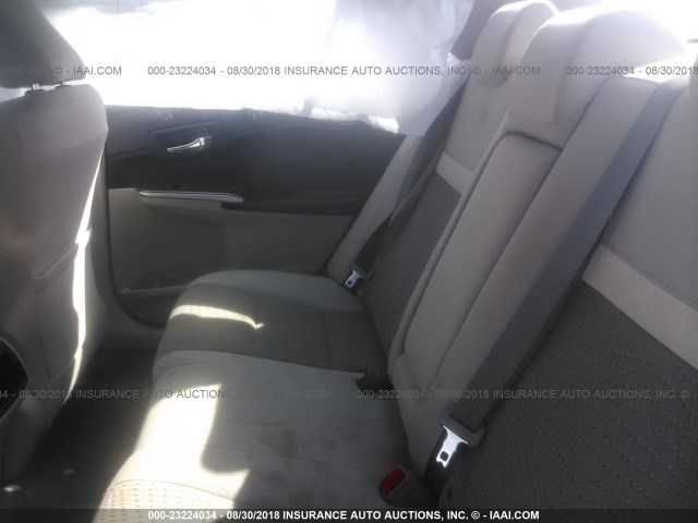 4T1BD1FK2CU011828 - 2012 TOYOTA CAMRY HYBRID/LE/XLE 银色 照片 8