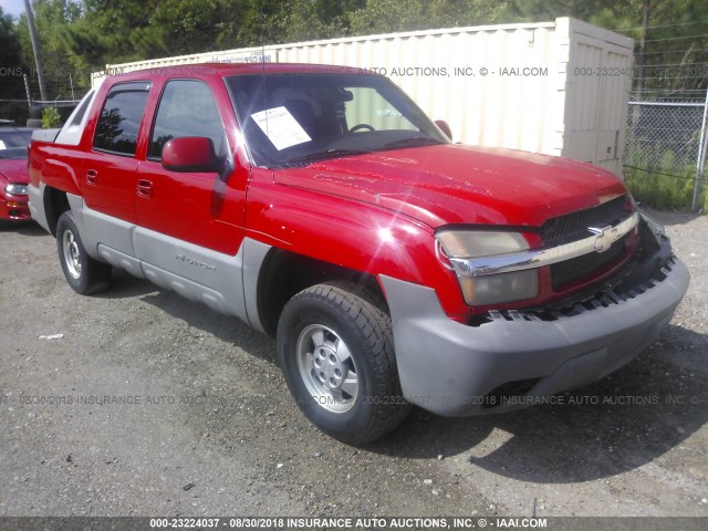 3GNEC13T92G105554 - 2002 CHEVROLET AVALANCHE C1500 RED photo 1