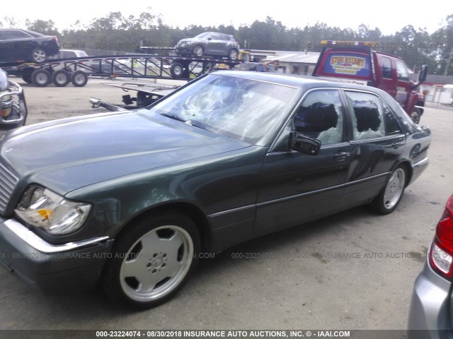 WDBGA57E8SA199210 - 1995 MERCEDES-BENZ S 600 GREEN photo 2