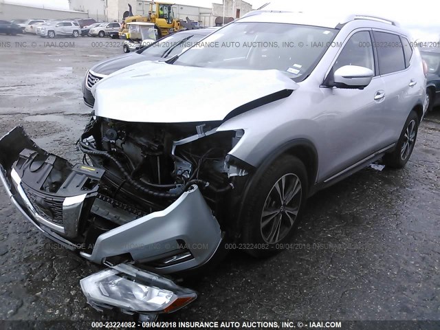 JN8AT2MT3JW464320 - 2018 NISSAN ROGUE S/SL/SV SILVER photo 2