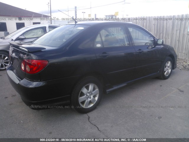 2T1BR32EX6C575391 - 2006 TOYOTA COROLLA CE/LE/S BLACK photo 4