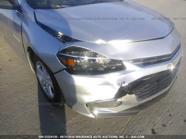 1G1ZB5ST2JF197086 - 2018 CHEVROLET MALIBU LS Gümüş foto 6