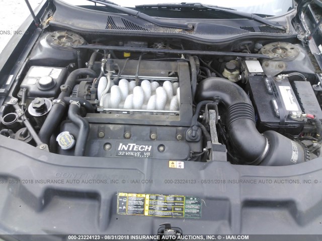 1LNHM97V51Y734922 - 2001 LINCOLN CONTINENTAL  黑色 照片 10