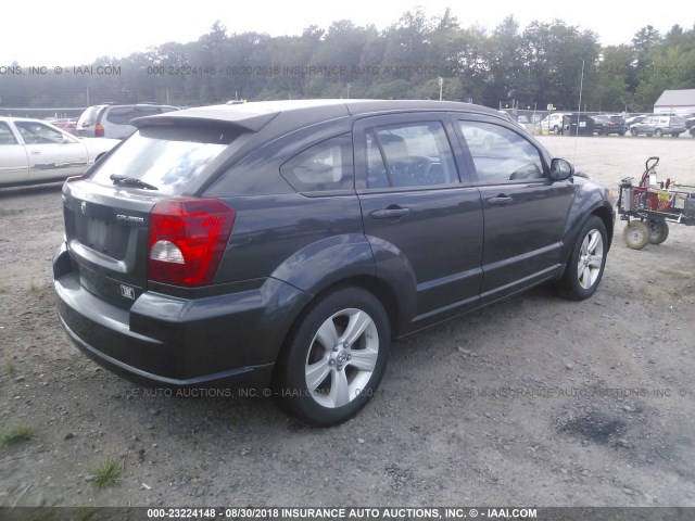 1B3CB3HAXBD111030 - 2011 DODGE CALIBER MAINSTREET BLACK photo 4