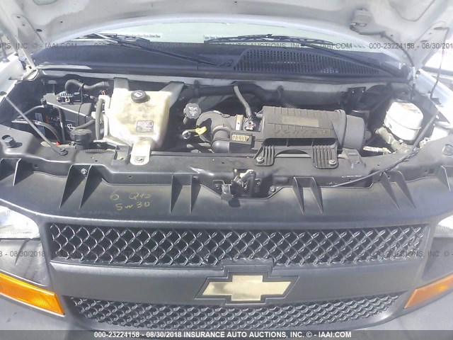 1GAZGZFG3C1151787 - 2012 CHEVROLET EXPRESS G3500 LS 白色 照片 10