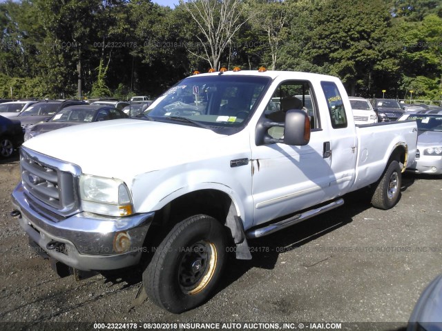 1FTNX21LX3ED75116 - 2003 FORD F250 SUPER DUTY WHITE photo 2