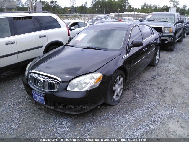 1G4HD57268U201882 - 2008 BUICK LUCERNE CXL BLACK photo 2