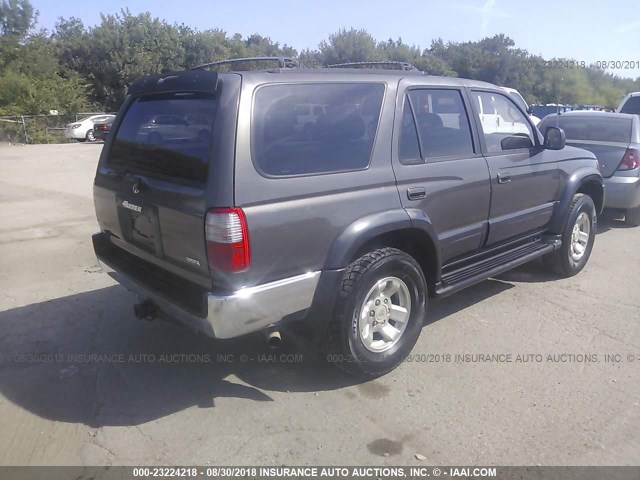JT3GN87R9W0074937 - 1998 TOYOTA 4RUNNER LIMITED GRAY photo 4