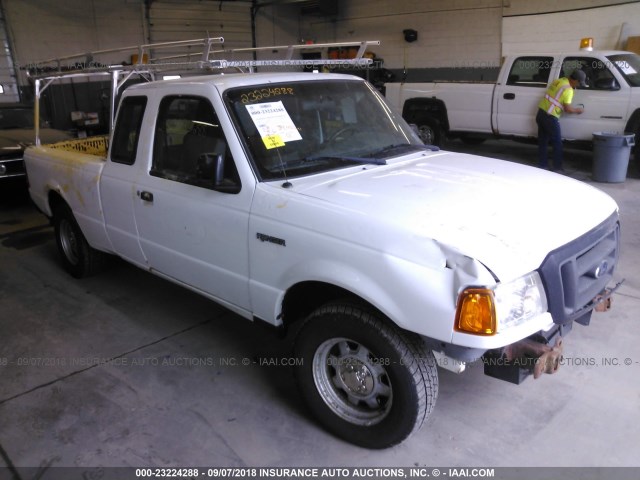 1FTYR14U94PB43814 - 2004 FORD RANGER SUPER CAB WHITE photo 1