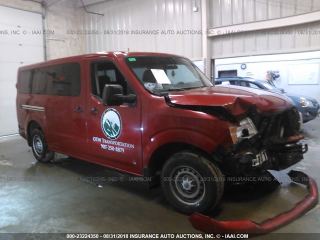 5BZBF0AA5GN854302 - 2016 NISSAN NV 3500/S/SV BURGUNDY photo 1