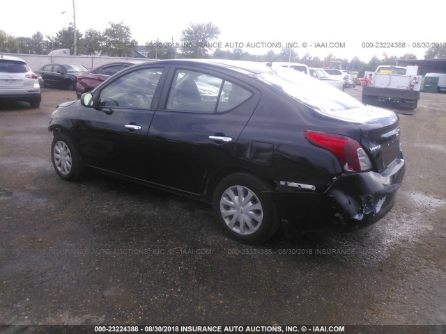 3N1CN7AP1CL854802 - 2012 NISSAN VERSA S/SV/SL BLACK photo 3