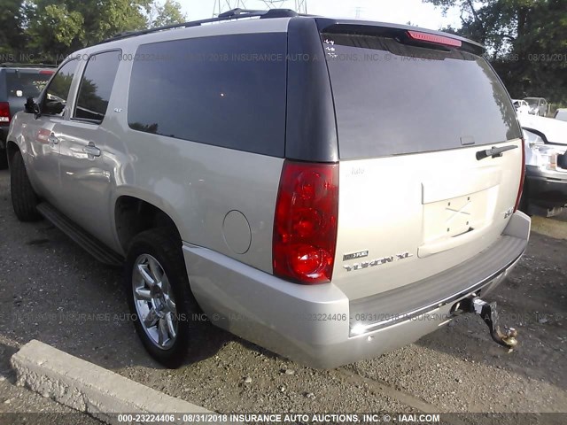 1GKFK16387J183538 - 2007 GMC YUKON XL K1500 TAN photo 3