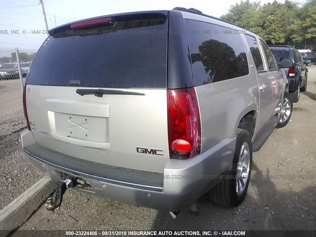 1GKFK16387J183538 - 2007 GMC YUKON XL K1500 TAN photo 4