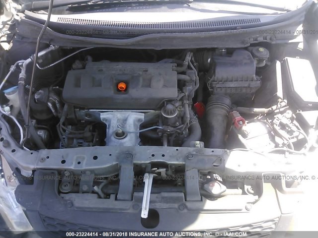 2HGFG3B19CH506215 - 2012 HONDA CIVIC EXL 灰色 照片 10