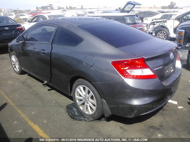 2HGFG3B19CH506215 - 2012 HONDA CIVIC EXL 灰色 照片 3