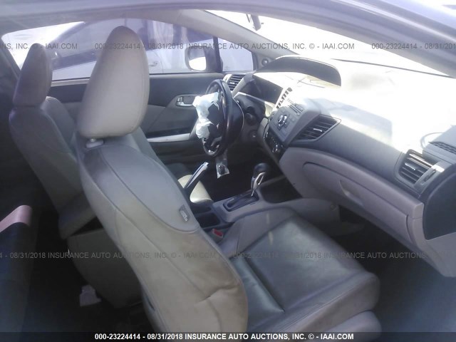 2HGFG3B19CH506215 - 2012 HONDA CIVIC EXL 灰色 照片 5