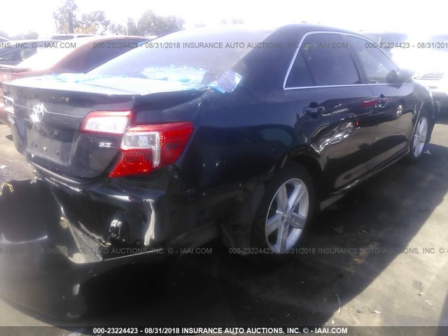 4T1BF1FK5EU365629 - 2014 TOYOTA CAMRY L/SE/LE/XLE 蓝色 照片 4