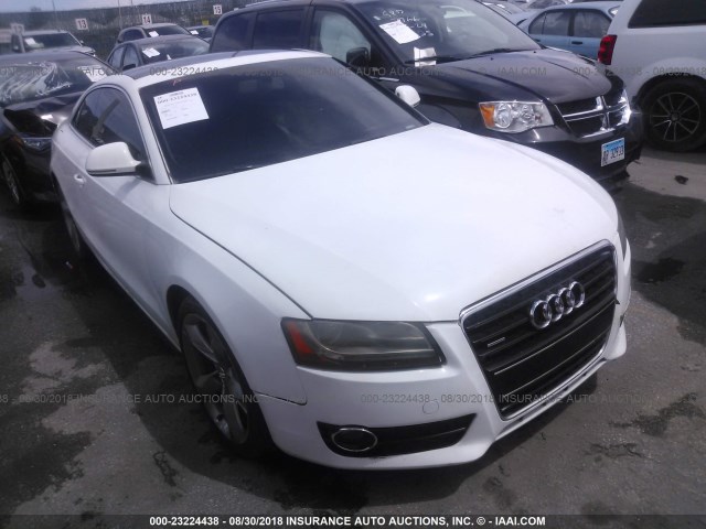 WAUDK78T59A010806 - 2009 AUDI A5 QUATTRO WHITE photo 1