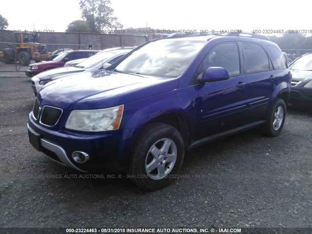 2CKDL73F266061540 - 2006 PONTIAC TORRENT BLUE photo 2