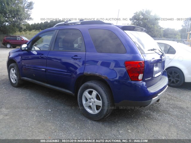 2CKDL73F266061540 - 2006 PONTIAC TORRENT BLUE photo 3