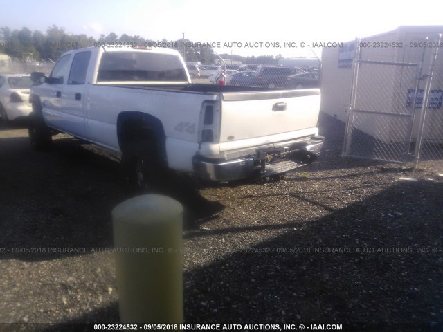 1GCHK33215F908456 - 2005 CHEVROLET SILVERADO K3500 WHITE photo 3