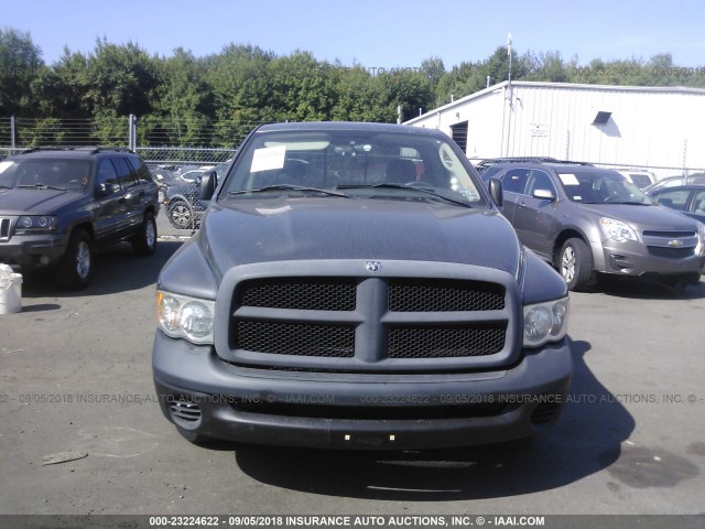 1D7HA16K64J281662 - 2004 DODGE RAM 1500 ST GRAY photo 6