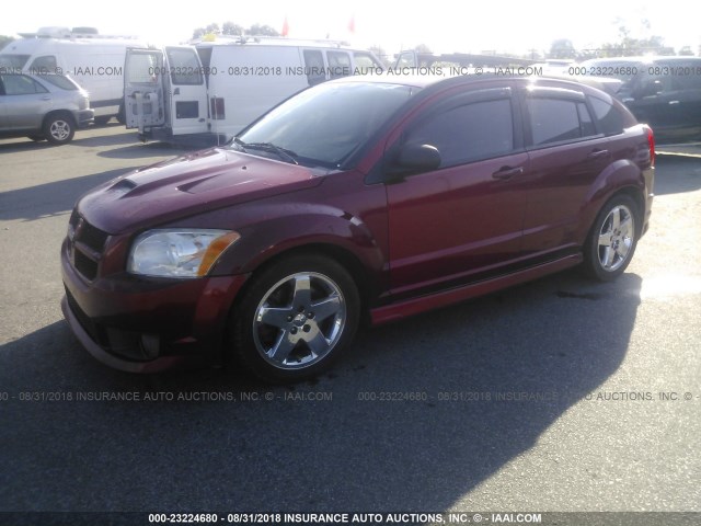 1B3HB68F68D648117 - 2008 DODGE CALIBER SRT-4 MAROON photo 2