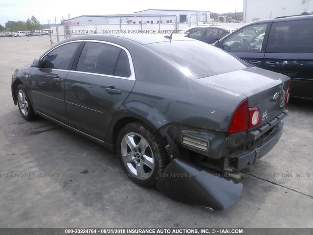 1G1ZH57B68F200113 - 2008 CHEVROLET MALIBU 1LT ნაცრისფერი ფოტო 3
