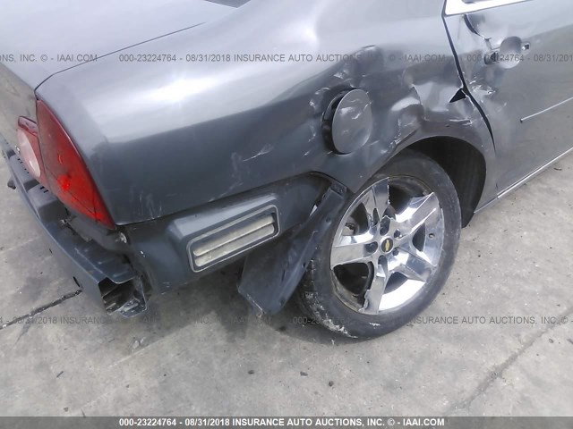 1G1ZH57B68F200113 - 2008 CHEVROLET MALIBU 1LT ნაცრისფერი ფოტო 6