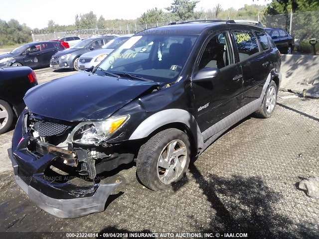 5Y2SN64L33Z430994 - 2003 PONTIAC VIBE GT BLACK photo 2