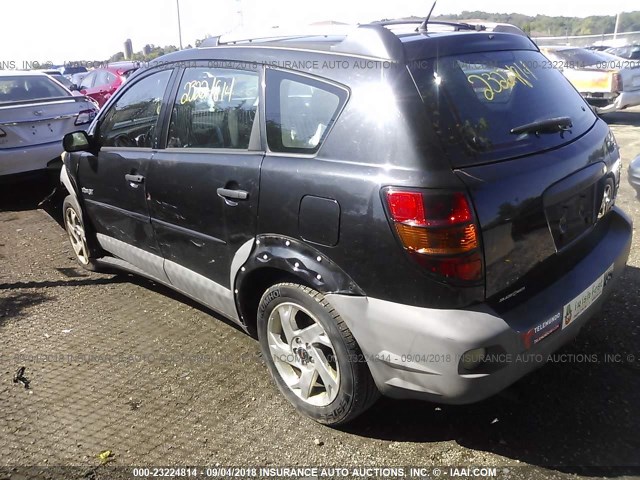 5Y2SN64L33Z430994 - 2003 PONTIAC VIBE GT BLACK photo 3