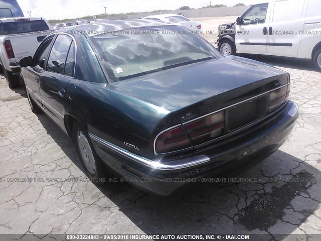 1G4CU5214W4657174 - 1998 BUICK PARK AVENUE ULTRA GREEN photo 3