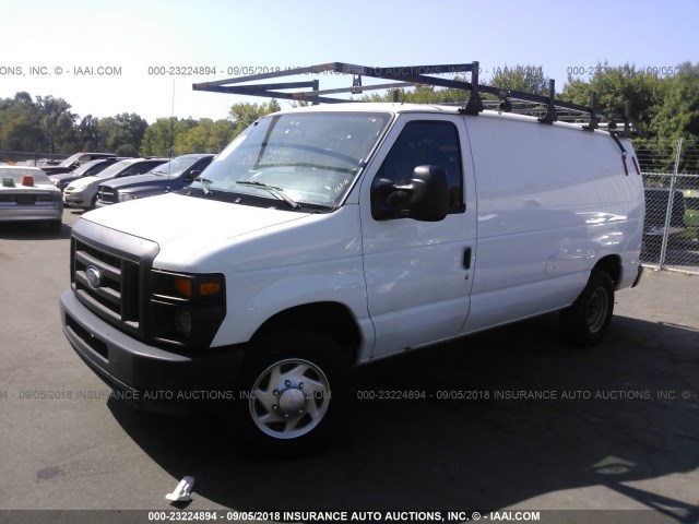 1FTSE3EL0CDB28718 - 2012 FORD ECONOLINE E350 SUPER DUTY VAN WHITE photo 2