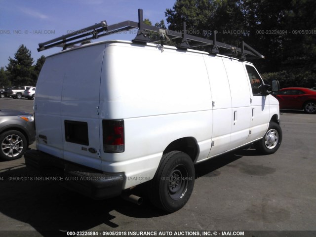 1FTSE3EL0CDB28718 - 2012 FORD ECONOLINE E350 SUPER DUTY VAN WHITE photo 4