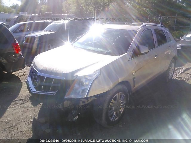 3GYFNDE34CS606530 - 2012 CADILLAC SRX LUXURY COLLECTION SILVER photo 2