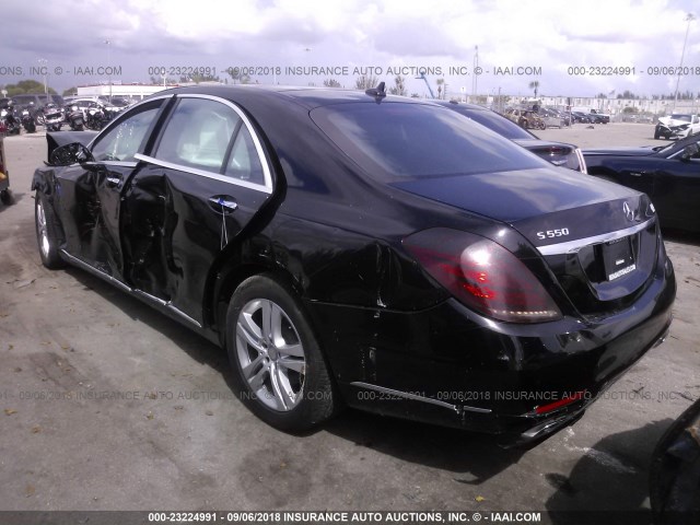 WDDUG8CB2HA311255 - 2017 MERCEDES-BENZ S 550 BLACK photo 3