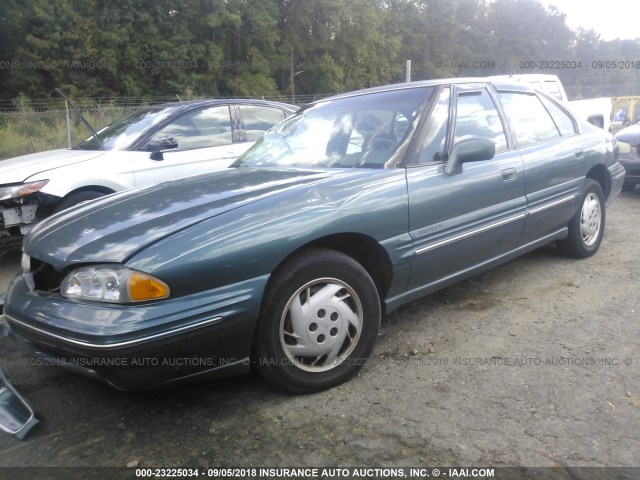 1G2HX52K7VH247930 - 1997 PONTIAC BONNEVILLE SE GREEN photo 2