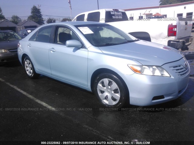 4T1BE46K38U786936 - 2008 TOYOTA CAMRY CE/LE/XLE/SE BLUE photo 1