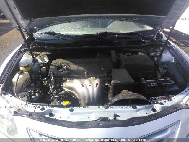 4T1BE46K38U786936 - 2008 TOYOTA CAMRY CE/LE/XLE/SE BLUE photo 10