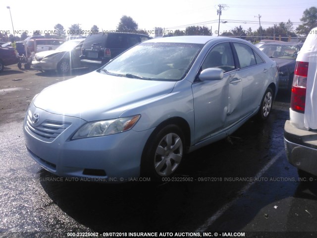 4T1BE46K38U786936 - 2008 TOYOTA CAMRY CE/LE/XLE/SE BLUE photo 2