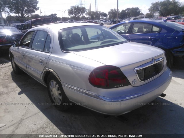 1LNHM97V8YY829971 - 2000 LINCOLN CONTINENTAL  SILVER photo 3