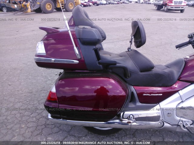 1HFSC47H19A800824 - 2009 HONDA GL1800 MAROON photo 6