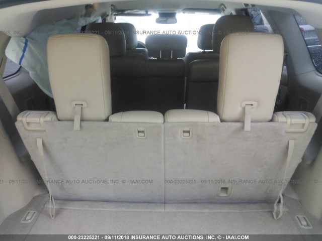 5N1AR2MM7EC667300 - 2014 NISSAN PATHFINDER S/SV/SL/PLATINUM WHITE photo 8