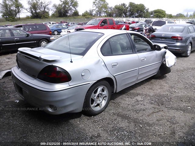 1G2NW52E33M581005 - 2003 PONTIAC GRAND AM GT SILVER photo 4