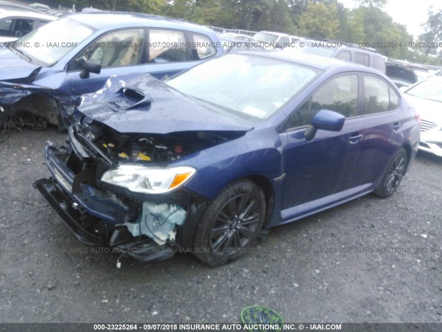 JF1VA1D62F9809159 - 2015 SUBARU WRX PREMIUM BLUE photo 2