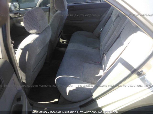 4T1BE32K62U065596 - 2002 TOYOTA CAMRY LE/XLE/SE Қоңыр фото 8