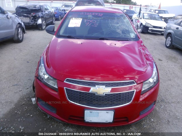 1G1PA5SH6E7202778 - 2014 CHEVROLET CRUZE LS RED photo 6